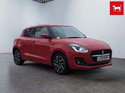 Suzuki Swift 1.2 Dualjet MHEV SZ5 Hatchback 5dr Petrol Hybrid CVT Euro 6 (s/s) (83 ps) Hatchback Hybrid Red at Suzuki UCL Milton Keynes