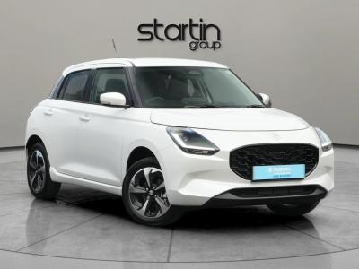 Suzuki Swift 1.2 MHEV Ultra ALLGRIP Euro 6 (s/s) 5dr Hatchback Hybrid PURE WHITE PEARL at Suzuki UCL Milton Keynes