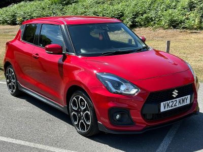 Suzuki Swift 1.4 Boosterjet MHEV Sport Hatchback 5dr Petrol Hybrid Manual Euro 6 (s/s) (129 ps) Hatchback Hybrid Red at Suzuki UCL Milton Keynes