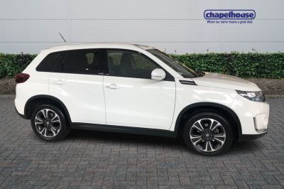 Suzuki Vitara 1.4 Boosterjet 48V Hybrid SZ5 ALLGRIP 5dr SUV Petrol White at Suzuki UCL Milton Keynes