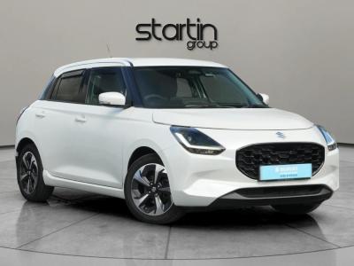 Suzuki Swift 1.2 MHEV Ultra Euro 6 (s/s) 5dr Hatchback Hybrid White at Suzuki UCL Milton Keynes