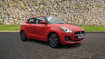 Suzuki Swift 1.2L SZ5 DualJet MHEV CVT Hatchback 5dr Hybrid Automatic Euro 6 (82 bhp) Hatchback Hybrid Red at Suzuki UCL Milton Keynes