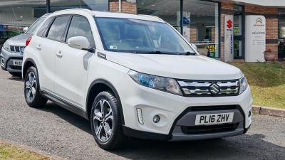 Suzuki Vitara 1.6 SZ5 SUV 5dr Petrol Manual Euro 6 (s/s) (120 ps)**LOW MILEAGE, TOP SPEC SZ-5 MODEL . SERVICE HISTORY, ULEZ COMPLIANT, 6 MONTHS WARRANTY ** SUV Petrol White at Suzuki UCL Milton Keynes