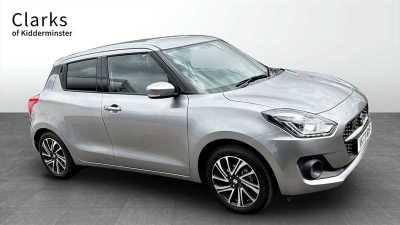 Suzuki Swift 1.2 Dualjet MHEV SZ5 Hatchback 5dr Petrol Hybrid CVT Euro 6 (s/s) (83 ps) Hatchback Hybrid Silver at Suzuki UCL Milton Keynes