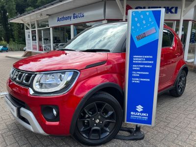 Suzuki Ignis 1.2 Hatchback SZ5 Hatchback Petrol Burning Red Metallic with Black Contrast Roof at Suzuki UCL Milton Keynes