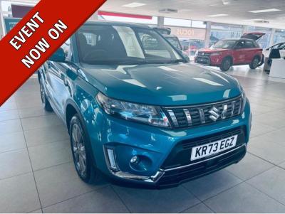 Suzuki Vitara 1.4 Boosterjet 48V Hybrid SZ-T 5dr Hatchback Petrol TURQUOISE at Suzuki UCL Milton Keynes