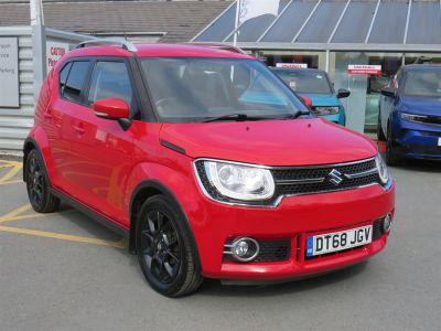Suzuki Ignis 1.2 Dualjet MHEV SZ5 Hatchback 5dr Petrol Hybrid Manual ALLGRIP Euro 6 (s/s) (90 ps) Hatchback Hybrid Red at Suzuki UCL Milton Keynes
