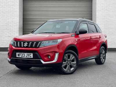 Suzuki Vitara 1.4 Boosterjet 48V Hybrid SZ-T 5dr SUV Hybrid Bright Red/Black Metallic Roof at Suzuki UCL Milton Keynes