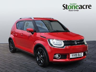 Suzuki Ignis 1.2 Dualjet MHEV SZ5 Euro 6 (s/s) 5dr Hatchback Hybrid Red at Suzuki UCL Milton Keynes