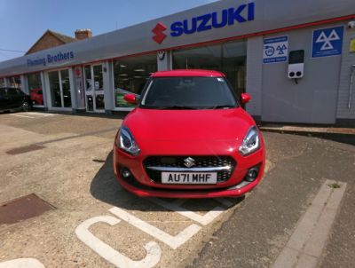 Suzuki Swift 1.2 Dualjet 83 12V Hybrid SZ5 5dr Auto Hatchback Petrol Red at Suzuki UCL Milton Keynes