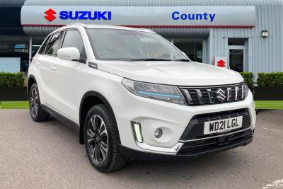 Suzuki Vitara 1.4 Boosterjet 48V Hybrid SZ5 5dr Auto Hatchback Petrol WHITE at Suzuki UCL Milton Keynes
