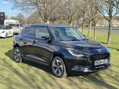 Suzuki Swift 1.2 MHEV Ultra Hatchback 5dr Petrol Hybrid Manual ALLGRIP Euro 6 (s/s) (82 ps) Hatchback Hybrid Black at Suzuki UCL Milton Keynes
