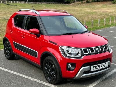 Suzuki Ignis 1.2 Dualjet MHEV SZ5 Hatchback 5dr Petrol Hybrid CVT Euro 6 (s/s) (83 ps) Hatchback Hybrid Red at Suzuki UCL Milton Keynes
