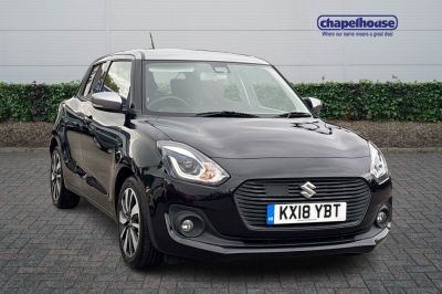 Suzuki Swift 1.0 Boosterjet SHVS SZ5 5dr Hatchback Petrol Black And Silver at Suzuki UCL Milton Keynes