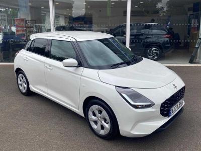 Suzuki Swift 5dr Hat 1.2 Mild Hybrid Motion Hatchback Hybrid White at Suzuki UCL Milton Keynes