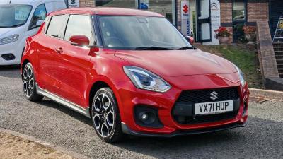 Suzuki Swift 1.4 Boosterjet MHEV Sport Hatchback 5dr Petrol Hybrid Manual Euro 6 (s/s) (129 ps) Hatchback Hybrid Red at Suzuki UCL Milton Keynes