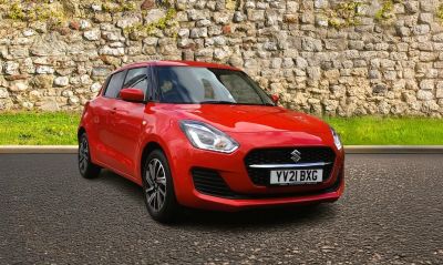 Suzuki Swift 1.2L SZ-l DualJet MHEV Hatchback 5dr Hybrid Manual Euro 6 (82 bhp) Hatchback Hybrid Red at Suzuki UCL Milton Keynes