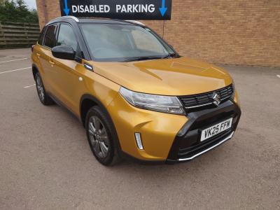 Suzuki Vitara 1.4 Boosterjet Mild Hybrid Motion 5dr Hatchback Petrol YELLOW at Suzuki UCL Milton Keynes