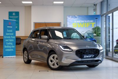 Suzuki Swift 1.2 Mild Hybrid Motion Hatchback Petrol / Electric Hybrid Premium Silver Metallic at Suzuki UCL Milton Keynes