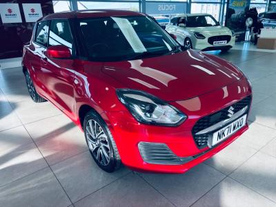 Suzuki Swift 1.2 Dualjet 83 12V Hybrid SZ-L 5dr Hatchback Petrol RED at Suzuki UCL Milton Keynes