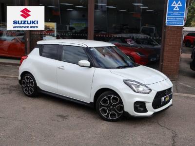 Suzuki Swift 1.4 Boosterjet 48V Hybrid Sport 5dr Hatchback Petrol WHITE at Suzuki UCL Milton Keynes