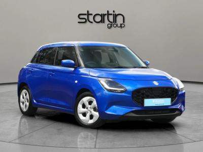 Suzuki Swift 1.2 MHEV Motion CVT Euro 6 (s/s) 5dr Hatchback Hybrid FRONTIER BLUE at Suzuki UCL Milton Keynes