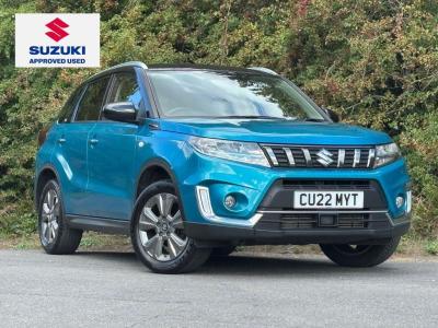 Suzuki Vitara 1.4 Boosterjet 48V Hybrid SZ-T 5dr Hatchback Petrol TURQUOISE at Suzuki UCL Milton Keynes