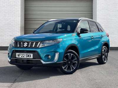 Suzuki Vitara 1.4 Boosterjet 48V Hybrid SZ5 ALLGRIP 5dr SUV Hybrid Atlantis Turquoise/Black Roof at Suzuki UCL Milton Keynes