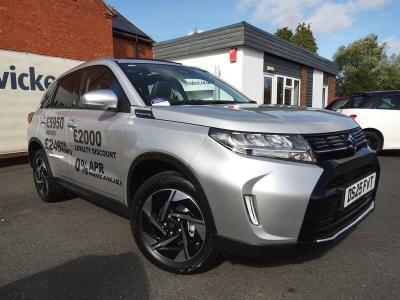Suzuki Vitara 1.4 Boosterjet MHEV Ultra Euro 6 (s/s) 5dr SUV Hybrid Silky Silver at Suzuki UCL Milton Keynes
