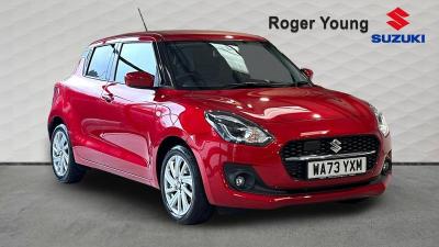 Suzuki Swift 1.2 Dualjet MHEV SZ-T Hatchback Hybrid Red at Suzuki UCL Milton Keynes