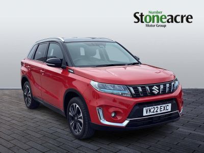 Suzuki Vitara 1.4 Boosterjet 48V Hybrid SZ5 5dr Hatchback Hybrid Red at Suzuki UCL Milton Keynes