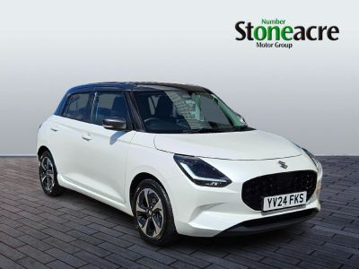 Suzuki Swift 1.2 MHEV Ultra Euro 6 (s/s) 5dr Hatchback Hybrid White at Suzuki UCL Milton Keynes