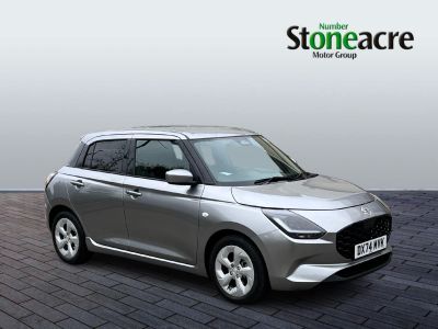 Suzuki Swift 1.2 MHEV Motion CVT Euro 6 (s/s) 5dr Hatchback Hybrid Silver at Suzuki UCL Milton Keynes