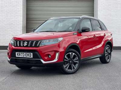 Suzuki Vitara 1.4 Boosterjet 48V Hybrid SZ5 5dr SUV Hybrid Bright Red/Black Metallic at Suzuki UCL Milton Keynes