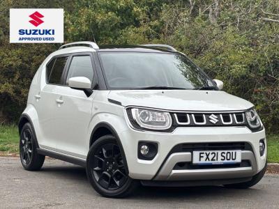 Suzuki Ignis 1.2 Dualjet 12V Hybrid SZ-T 5dr CVT Hatchback Petrol WHITE at Suzuki UCL Milton Keynes