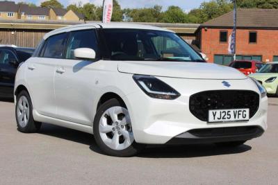 Suzuki Swift 1.2 Mild Hybrid Motion 5dr CVT Hatchback Hybrid White at Suzuki UCL Milton Keynes