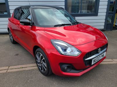 Suzuki Swift 1.2 Dualjet 83 12V Hybrid SZ5 5dr Hatchback Petrol Red/black Roof at Suzuki UCL Milton Keynes