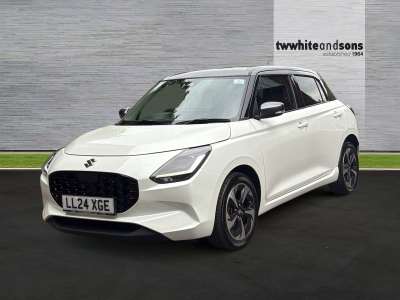 Suzuki Swift 1.2 Ultra Mhev Cvt Hatchback Petrol Pure White Pearl at Suzuki UCL Milton Keynes