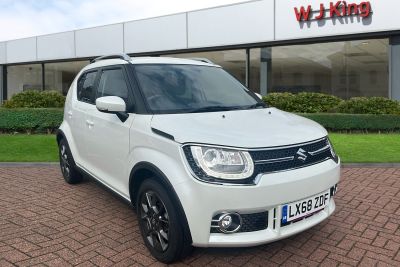 Suzuki Ignis 1.2 Dualjet Mhev Sz5 Hatchback 5dr Petrol Hybrid Manual Allgrip Euro 6 (s/s) (90 Ps) Hatchback Petrol Pearl - Pure white at Suzuki UCL Milton Keynes