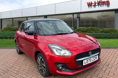 Suzuki Swift 1.2 Dualjet Mhev Sz5 Hatchback 5dr Petrol Hybrid CVT Euro 6 (s/s) (83 Ps) Hatchback Petrol RED at Suzuki UCL Milton Keynes
