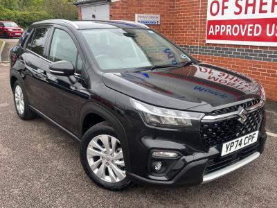 Suzuki Sx4 S-cross 1.5 Hybrid Motion 5dr AGS Hatchback Petrol/Electric Hybrid BLACK at Suzuki UCL Milton Keynes