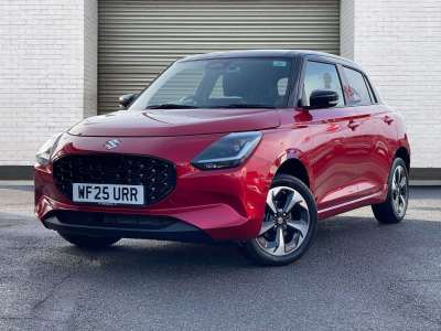 Suzuki Swift 1.2 Mild Hybrid Ultra ALLGRIP 5dr Hatchback Hybrid BURNING RED PEARL METALLIC / SUPER BLACK ROOF at Suzuki UCL Milton Keynes