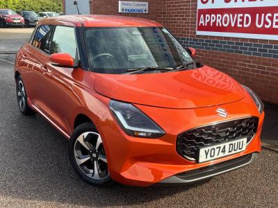 Suzuki Swift 1.2 Mild Hybrid Ultra 5dr CVT Hatchback Petrol ORANGE at Suzuki UCL Milton Keynes