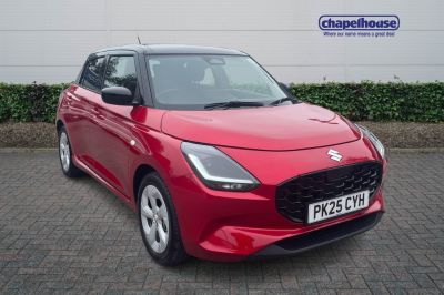 Suzuki Swift 1.2 Mild Hybrid Motion 5dr CVT Hatchback Petrol Red And Black at Suzuki UCL Milton Keynes