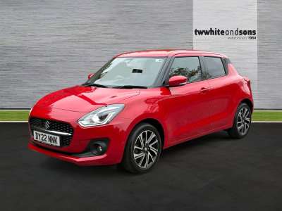 Suzuki Swift 1.2 Sz5 Dualjet Mhev Cvt Hatchback Petrol Bright Red at Suzuki UCL Milton Keynes
