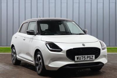Suzuki Swift 1.2 Mild Hybrid Ultra 5dr Hatchback Petrol PURE WHITE / MINERAL GREY ROOF at Suzuki UCL Milton Keynes