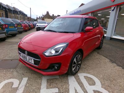 Suzuki Swift 1.0 Boosterjet SZ5 5dr Auto Hatchback Petrol Red at Suzuki UCL Milton Keynes