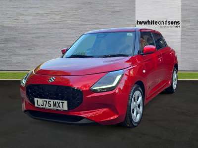 Suzuki Swift 1.2 Mild Hybrid Motion CVT Hatchback Petrol Burning Red at Suzuki UCL Milton Keynes