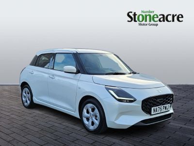 Suzuki Swift 1.2 MHEV Motion Euro 6 (s/s) 5dr Hybrid White at Suzuki UCL Milton Keynes