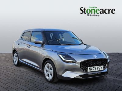 Suzuki Swift 1.2 MHEV Motion Euro 6 (s/s) 5dr Hybrid Silver at Suzuki UCL Milton Keynes